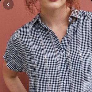 Cloth & Stone Gingham Button Shirt Anthropologie